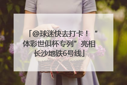 @球迷快去打卡！“体彩世俱杯专列”亮相长沙地铁6号线