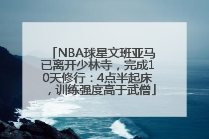 NBA球星文班亚马已离开少林寺，完成10天修行：4点半起床，训练强度高于武僧